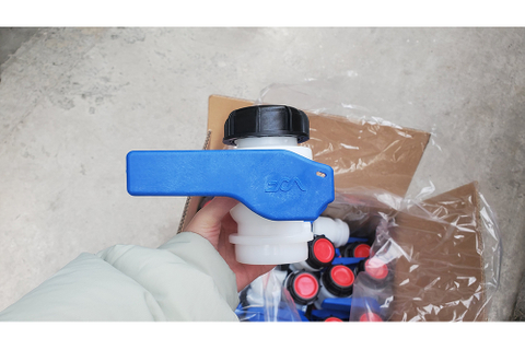 焊接一件件IBC容器球阀DN50 DN80 DN100 IBC手提袋阀