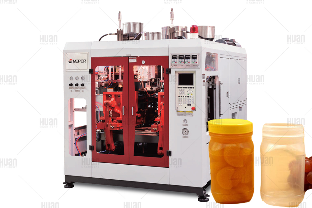HDPE PP EVOH塑料瓶多层挤压吹制造机器制造食品包装牛奶粉容器