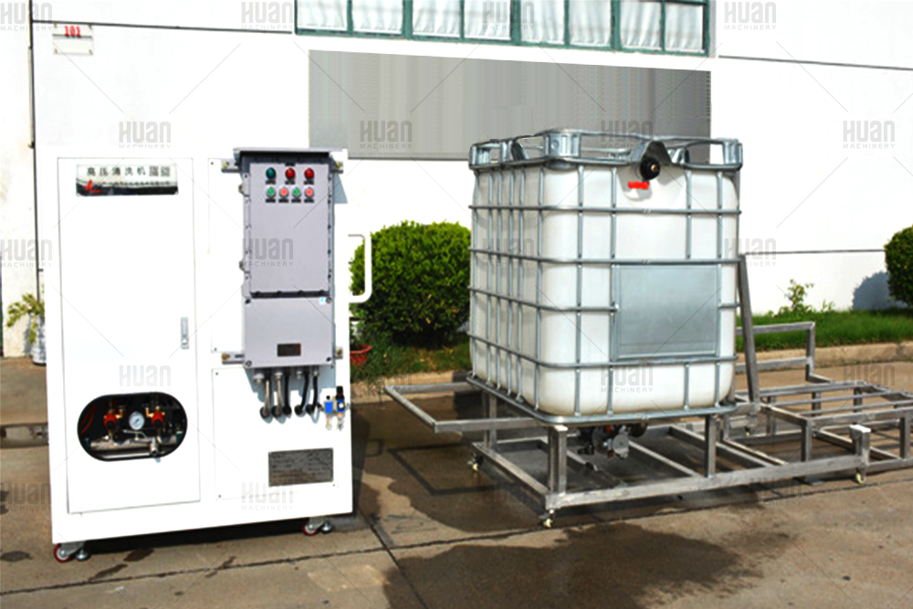 高压IBC坦克洗涤系统半自动1000L IBC手提袋清洁剂