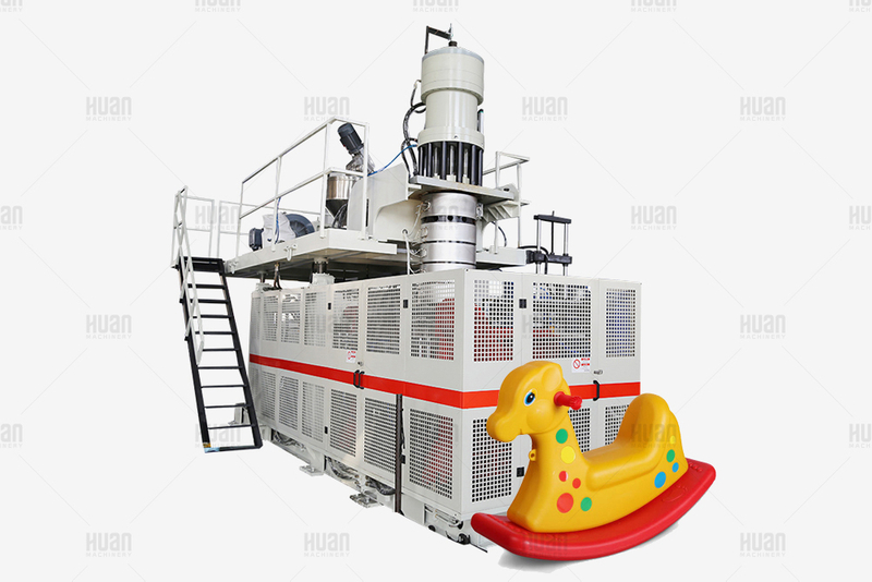 塑料儿童玩具马挤出机吹塑机PE HDPE儿童摩托车滑动挤压吹塑机制造机