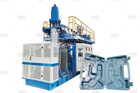 塑料HDPE工具箱工具箱挤出吹塑机制造机器出售