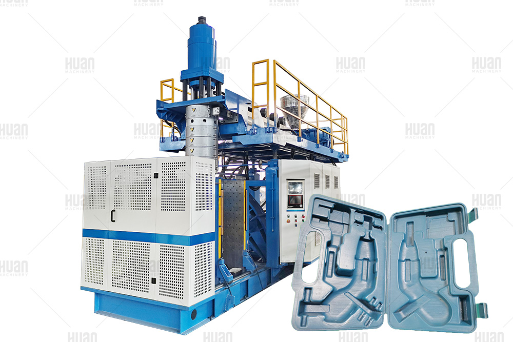 塑料HDPE工具箱工具箱挤出吹塑机制造机器出售
