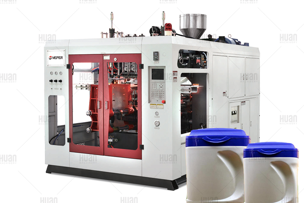 HDPE PP EVOH塑料瓶多层挤压吹制造机器制造食品包装牛奶粉容器