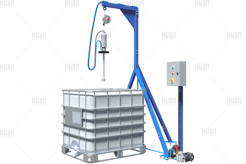 高压IBC坦克洗涤系统半自动1000L IBC手提袋清洁剂