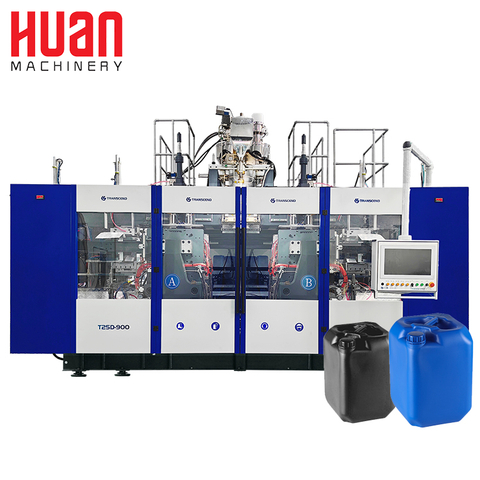 多层塑料再生材料HDPE 1L 2L 2L 3L 4L 5L 5L PE瓶Jerry Can挤压吹塑机生产线 